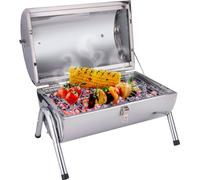 BBQ Collection Barbecue de table pliable au charbon de bois - Barbecue de table portable au charbon de bois - 39 x 26 x 28,5 cm