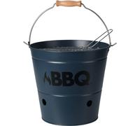 BBQ Collection Barbecue en seau bleu mat - Diamètre 26 cm