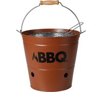 BBQ Collection Barbecue Seau Diamètre 26 cm - Orange/Rouge