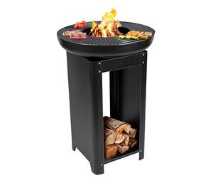 BBQ Collection Brasero et Plancha - Barbecue Japonais 61 x 90 cm - Grille Barbecue Teppanyaki - Brasero Exterieur Jardin et Terrasse - Cuisine Exterieur - Métal