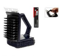 BBQ Collection Brosse pour barbecue 3-en-1 en acier inoxydable