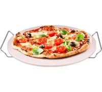 BBQ Collection Pierre à Four - Cuire des Pizzas, du Pain, des Toasts, etc. - Délicieusement Croustillant - ⌀ 33 cm