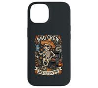 BBQ Crew Squelette Cochon Grilling Beer Sombrero Lunettes de Soleil 1 Coque pour iPhone 14