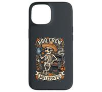 BBQ Crew Squelette Cochon Grilling Beer Sombrero Lunettes de Soleil 1 Coque pour iPhone 15