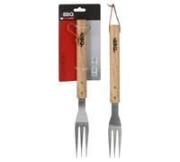 Bbq Fourchette Barbecue Inox Et Bois