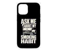 BBQ Grill Master Smoking Habit Humour Coque pour iPhone 12/12 Pro