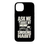 BBQ Grill Master Smoking Habit Humour Coque pour iPhone 14 Plus