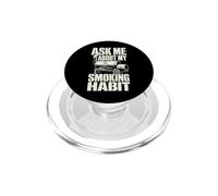 BBQ Grill Master Smoking Habit Humour PopSockets PopGrip pour MagSafe
