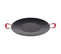 BBQ Grill Pan - chauffante antiadhésive de manche, grill intérieur rond | Authentique authentique coréen Bulgogi Galbi Viande surfaces de cuisson, assiette de barbecue coréen portable pour le c