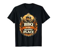 BBQ is My Happy Place Mindset Set de grillades en Plein air T-Shirt