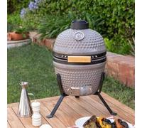 BBQ KAMADO - Barbecue Fumoir En Céramique Gris