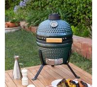 BBQ KAMADO - Barbecue fumoir en céramique - Hunter Green Vert 13" G