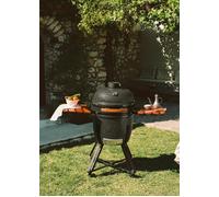 BBQ KAMADO - Barbecue Fumoir En Céramique Noir & 21"