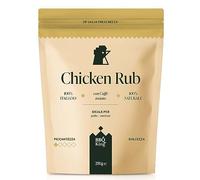 BBQ KING - Chicken Rub Paquet de 250 Gr, Dry Rub Bbq pour Volaille Idéal pour Barbecue et Grill, Set Épices Cuisine 100% Made in Italy, Mélange d’Épices pour Viandes Blanches (Poulet, Dinde, Canard)