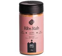 BBQ KING - Ribs Rub 215 Gr, Dry Rub Pork Ribs Bbq Idéal pour Barbecue et Grill, 100% Made in Italy Kitchen Spice Set, Mélange d'épices pour Ribs (Saint Louis ou Baby Back)