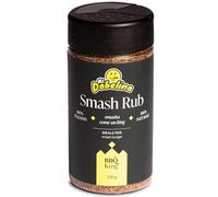 BBQ KING - Smash Rub, paquet de 230 g, assaisonnement sec pour smash burgers et steaks, 100% Made in Italy, avec oignons frits grillés, créé en collaboration avec MrDobelina