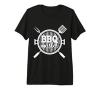 BBQ Master Grill King Bold Barbecue fumoir Blanc T-Shirt Haut de Gamme