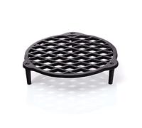 BBQ-Nerd© Grille empilable en fonte Ø 22 cm pour casserole de 4,2 l | Insert pour cuisiner à la vapeur dans le four néerlandais Grille, sous-verre
