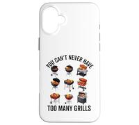 BBQ Pit Master C'est drôle, Vous ne Pouvez jamais Avoir trop de Grils Coque pour iPhone 16 Plus
