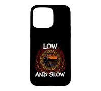 BBQ Pitmaster Low and Slow Offset Smoker Grilling Coque pour iPhone 15 Pro Max