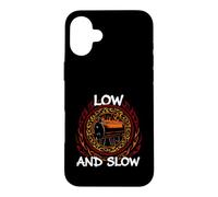 BBQ Pitmaster Low and Slow Offset Smoker Grilling Coque pour iPhone 16 Plus