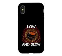 BBQ Pitmaster Low and Slow Offset Smoker Grilling Coque pour iPhone X/XS