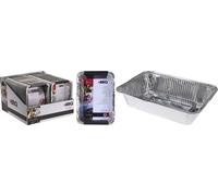 BBQ Plateau de gril en aluminium Accessoires de gril 5 pièces 22x15,5x4,8cm