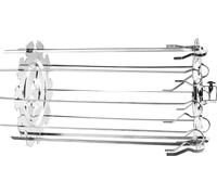 BBQ Röster Rotisserie Spieße Nadel Käfig Ofen Kebab Grill Edelstahlgrillwerkzeuge für elektrische
