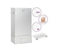 vidaXL Fumoir à four & BBQ – Générateur de fumée froide – Acier galvanisé