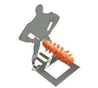 BBQ Sausage Holder - Muscular Meat Roasting Rack, 5.43 Inches Muscle Man Stand with Cooking Frame, Novelty Grill Accessory, Cartoon Barbecue, Food Display Tool for Even Sausage Roasting Preparation