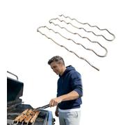 BBQ Sausage Roller Rack, Hot Dog Roller Grill, Stainless Steel Sausage Griller with 360° Rolling Design, for Evenly Cooked Dogs, Hands-Free Rack for Camping Outdoor Family Cookouts (1pcs)