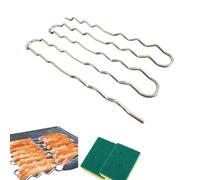 Bbq Sausage Roller Rack, Rollable Bbq Grill, Stainless Steel Sausage Griller With 360° Rolling Design, for Camping Outdoor Family Cookouts (1PC)