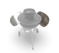 BBQ SHELF 545 - Tablettes Latérales Demi-Lune pour BBQ en Acier Inoxydable