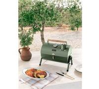 BBQ SMOKEY COMPACT - Barbecue fumoir au charbon de bois portatif - Vert sauge Vert G