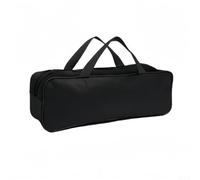 BBQ Tool Storage Bag 600D Oxford Cloth Zippered(Black 43cm) | Thick 600D Oxford cloth, zippered pour access, dust and dirt protection, fits standard tools, black or orange