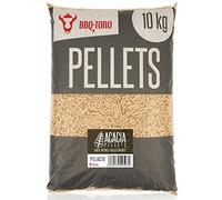 BBQ-Toro Acacia Composer de 100% Bois d'acacia | 10 kg | Pellets pour Grill, fumoir, Four à Pizza à pellets et systèmes de Chauffage