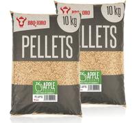 BBQ-Toro Apple Pellets de 100% bois de pommier, 20 kg, pellets de fumage, pellets de bois, pour barbecue et autres