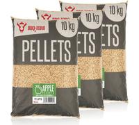 BBQ-Toro Apple Pellets de 100% bois de pommier, 30 kg, pellets de fumage, pellets de bois, pour barbecue et autres