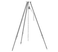 BBQ-Toro Barbecue à Trois Pieds | 112-178 cm | Trépied pour Brasero et Barbecue Suspendu | Support en Fer avec Chaîne