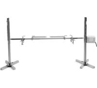 BBQ-Toro Barbecue pour cochons de lait avec moteur | Barbecue à brochettes réglable en hauteur | Set de brochettes électrique