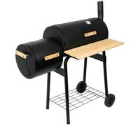 BBQ-Toro Barbecue Smoker Grill | Charbon de bois avec boîte à feu | Combinaison BBQ Grill Smoker, Barbecue Cart Charcoal Grill avec