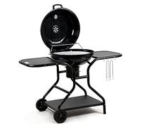 BBQ-Toro Barbecue sphérique Ø 57 cm avec plateau et support de grille - Surface de cuisson Ø 54,5 cm - Barbecue sphérique au charbon de bois