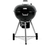 BBQ-Toro Barbecue Sphérique Ø 57 cm, Surface de Cuisson Ø 53,5 cm, au Charbon de Bois avec Thermomètre, Couvercle, BBQ97 Noir XL