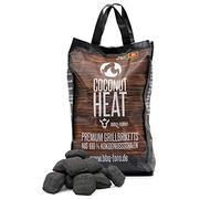 BBQ-Toro Briquettes de Barbecue de qualité supérieure en 100% Noix de Coco | 10 kg | Charbon de Coco pour Fours néerlandais | Briquettes de Coquille de Noix de Coco
