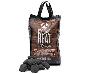 BBQ-Toro Briquettes de Barbecue de qualité supérieure en 100% Noix de Coco | 10 kg | Charbon de Coco pour Fours néerlandais | Briquettes de Coquille de Noix de Coco