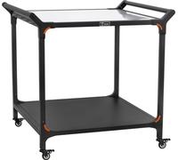 BBQ-Toro Chariot de barbecue 94 x 81 x 90 cm, noir, table de barbecue avec grande surface de travail, table d'appoint