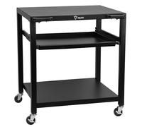 BBQ-Toro Chariot de Barbecue Noir 80 x 65,5 x 86,5 cm - Table d'Appoint avec Grande Surface de Travail pour Extérieur