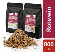 BBQ-Toro Chips de fumage au vin rouge 800 g, chips de fumage pour barbecue à gaz, fumoir, BBQ, fumer, accessoires pour barbecue