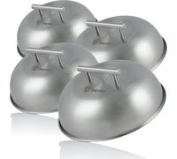 BBQ-Toro Cloche chauffante en acier inoxydable (4 pièces) | Ø 23 cm | Cloche, Cloche de service