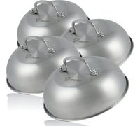 BBQ-Toro Cloche chauffante en acier inoxydable (4 pièces) | Ø 23 cm | Cloche de service, cloche